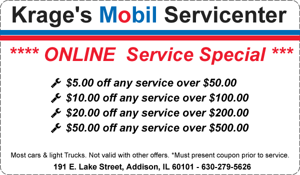 coupon-special-auto-repair-krages-mobil-center-addison-illinois